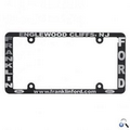 Hi-Impact 3-D Side Imprint License Plate Frame (ABS)